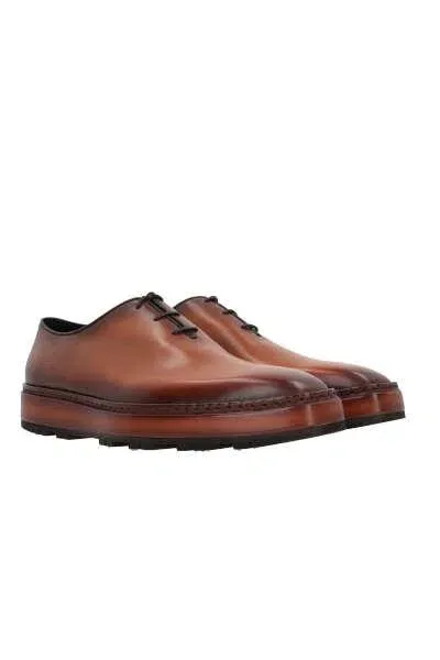 Berluti Flat Shoes In Brown