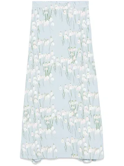 Bernadette Leanne Midi Skirt In Blue