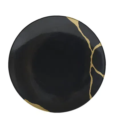 Bernardaud Kintsugi Charbon Dessert Plate In Black