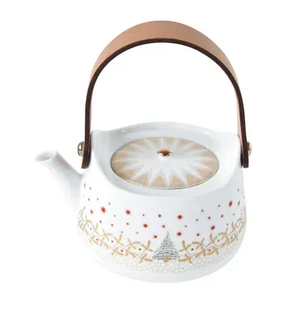 Bernardaud Noël 8-cup Teapot In White