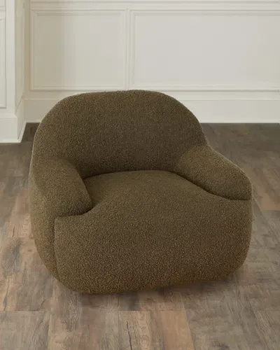 Bernhardt Botero Swivel Chair In Green