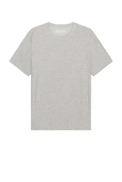 Beyond Yoga Always Beyond Crew Tee In Silver Mist