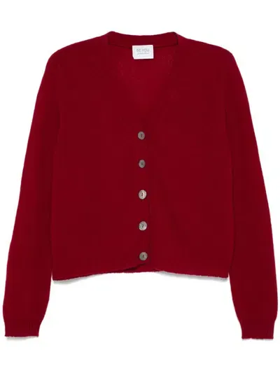 Beyou Cashmere Cardigan In Red