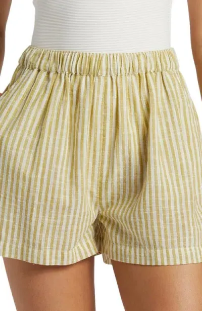 Billabong Sea Ya Stripe Shorts In Moss Joy