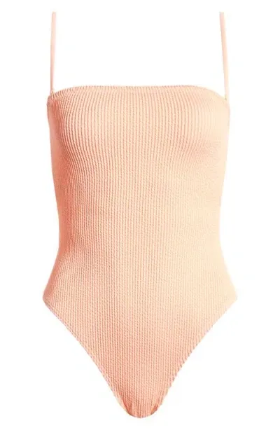 Billabong Summery High Tully One-piece Swimsuit In Peach Tart