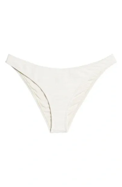 Billabong Tanlines Hike High Leg Bikini Bottoms In Salt Crystal