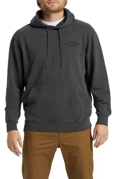 Billabong Wave Washed Hoodie In Raven