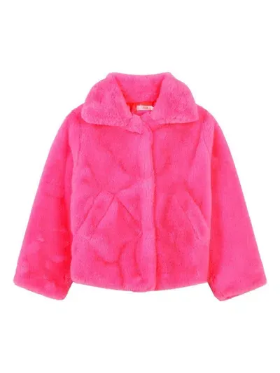 Billieblush Coat In Pink & Purple