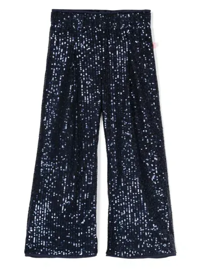 Billieblush Trousers In Blue