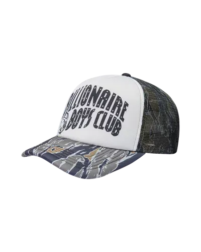 Billionaire Boys Club Kids' Arch Logo Trucker Cap In White