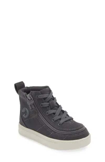 Billy Footwear Kids' Classic High Top Sneaker In Charcoal Grey