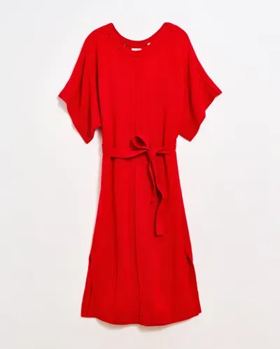 Billy Reid Cashmere Dolman Sweater Dress In Holiday Red