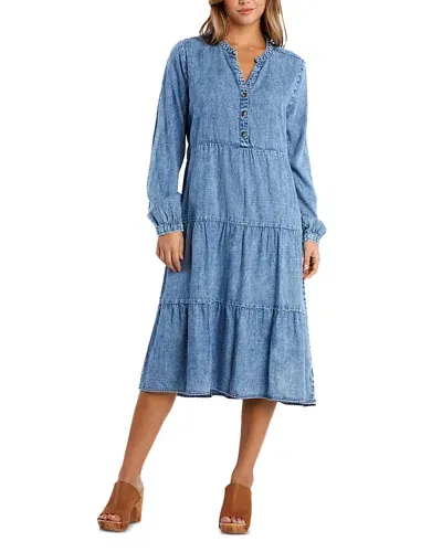 Billy T Eliana Midi Dress In Denim