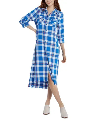 Billy T Festival Plaid Shirt Dress In United Plaid