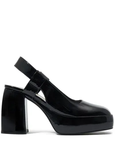 Bimba Y Lola 95mm Lacquer Pumps In Black