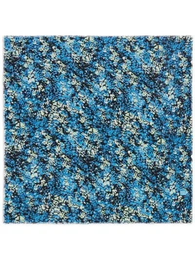 Bimba Y Lola Abstract-print Scarf In Blue