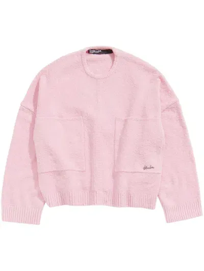 Bimba Y Lola Boxy Pockets Jumper In Pink