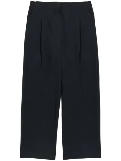 Bimba Y Lola Cool Pleated Trousers In Black