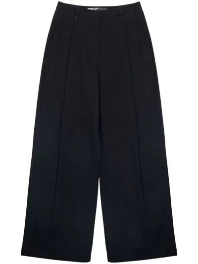 Bimba Y Lola Dart Wide-leg Trousers In 10000 Black