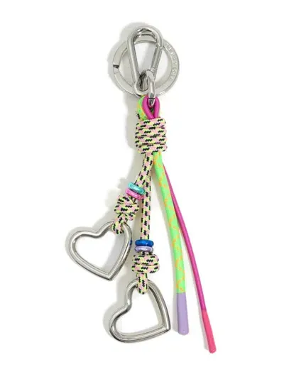 Bimba Y Lola Heart Keyring In Silver