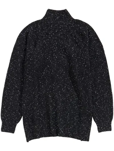 Bimba Y Lola High-neck Sweater In Black