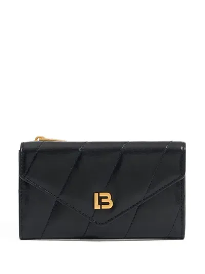 Bimba Y Lola Leather Card Holder In 黑色