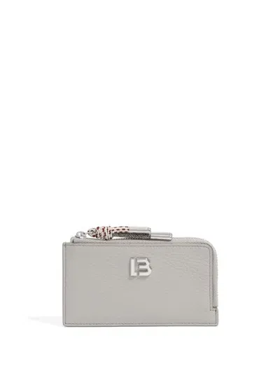 Bimba Y Lola Leather Purse In Grey