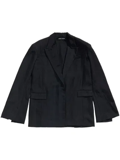 Bimba Y Lola Oversize Blazer In Black