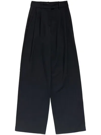 Bimba Y Lola Pleated Trousers In Black