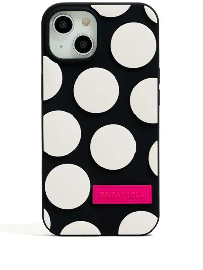 Bimba Y Lola Polka-dot Iphone 13 Case In Black