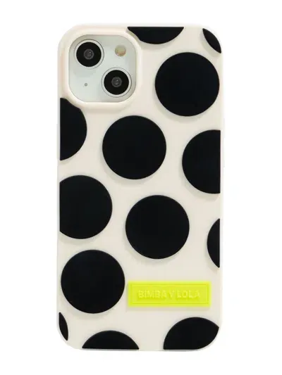 Bimba Y Lola Polka-dot Iphone 15 Plus Case In Neutrals