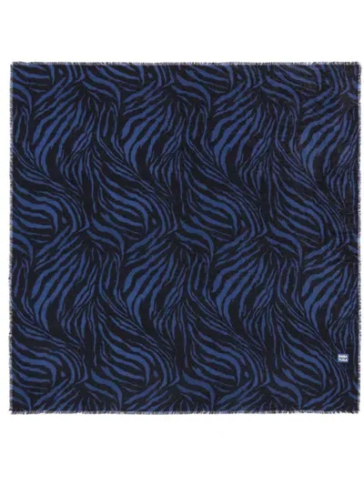 Bimba Y Lola Zebra-print Scarf In Black