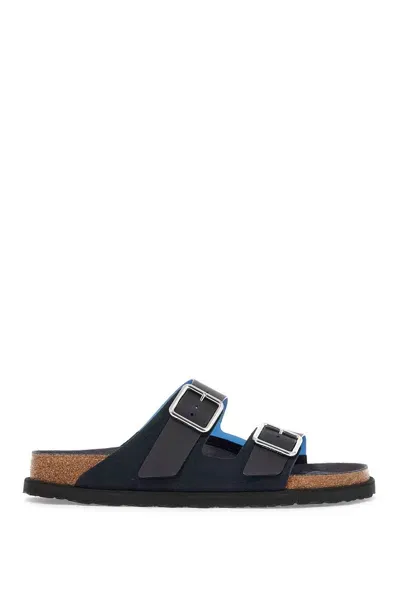 Birkenstock 1774 Arizona Pvc Slide Sandals In Blue