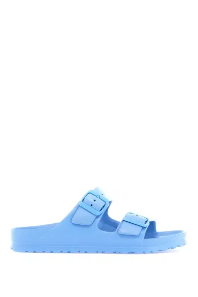 Birkenstock Arizona Eva Slides Narrow Fit In Blue