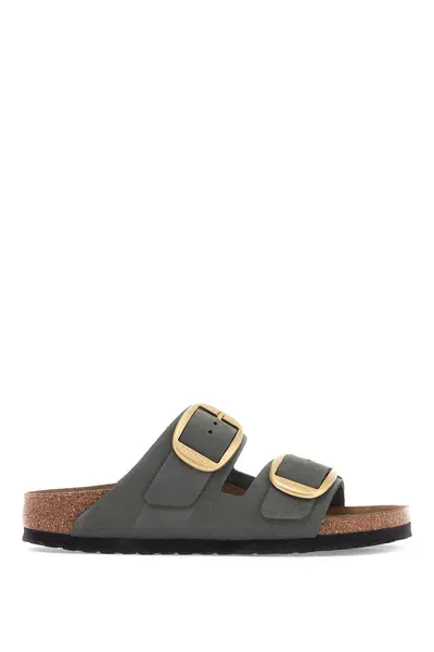 Birkenstock Big Buckle Arizona Slides In Green