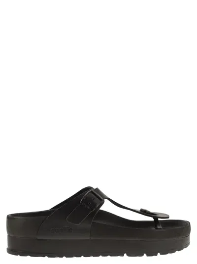 Birkenstock Gizeh Platform - Flip-flops With Platform In Black