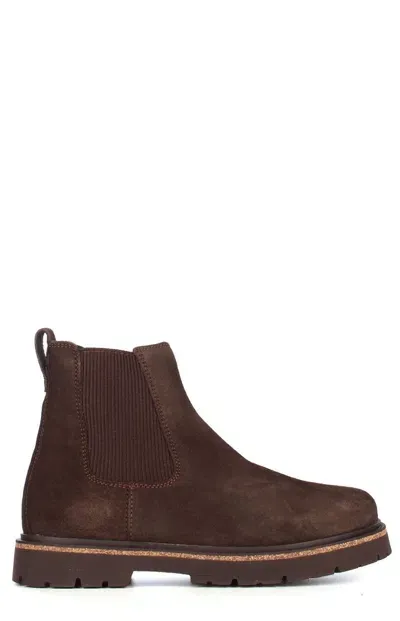 Birkenstock Highwood Suede Ankle Boots In Brown