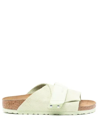 Birkenstock Kyoto Slippers In Green