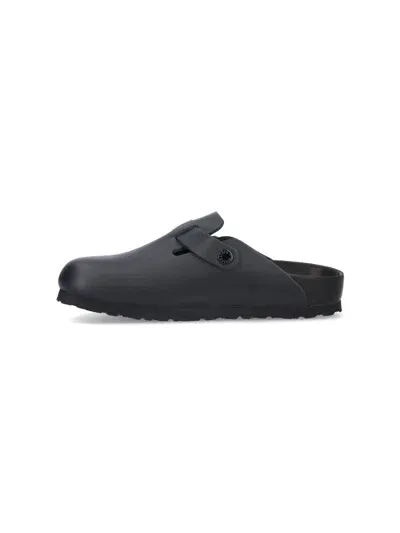 Birkenstock Mules Boston In Black