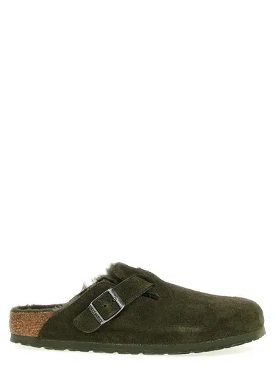 Birkenstock Sabot 'boston' In Green