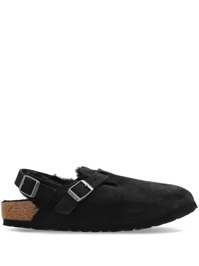 Birkenstock Tokio Inside Shearling In Black  