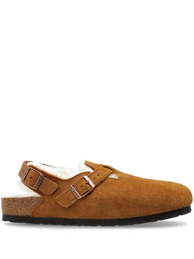 Birkenstock Tokyo Slippers In Brown