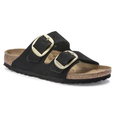 Birkenstock Arizona Big Buckle Gold Sandals In Multi