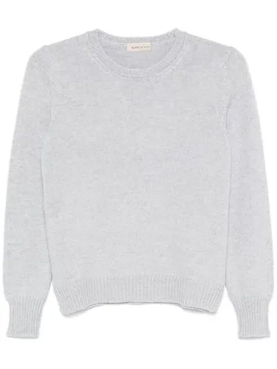 Blanca Vita Virgin Wool Sweater In Grey