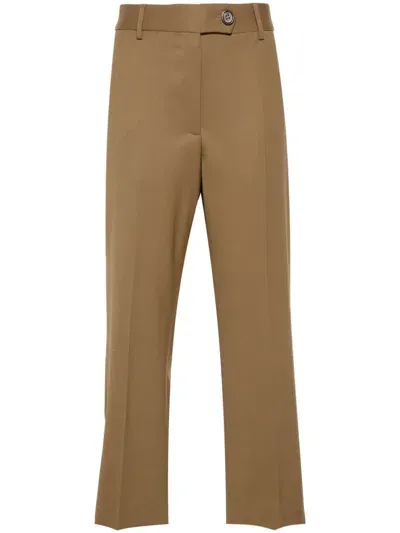 Blazé Milano Nana Tailored Trousers In Brown