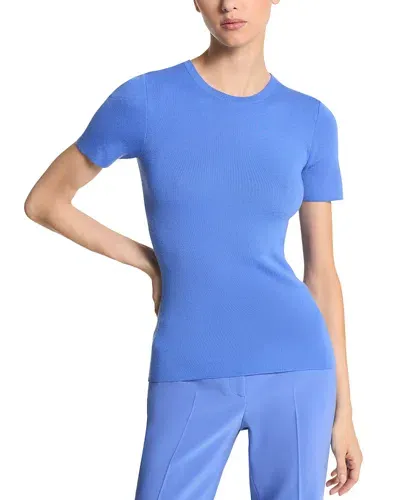 Bloomingdale's Cashmere Crewneck Tee - Exclusive In Azure