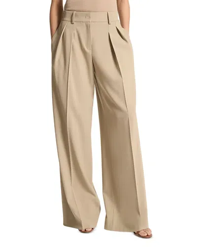 Bloomingdale's Wool Wide Leg Pants - Exclusive In Sand