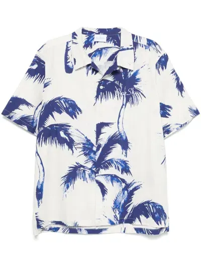 Blue Sky Inn Palm Shirt In Blue