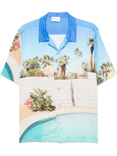 Blue Sky Inn Wall Shirt In Blue