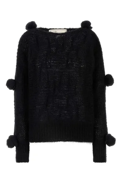 Blumarine Black Mohair Blend Sweater